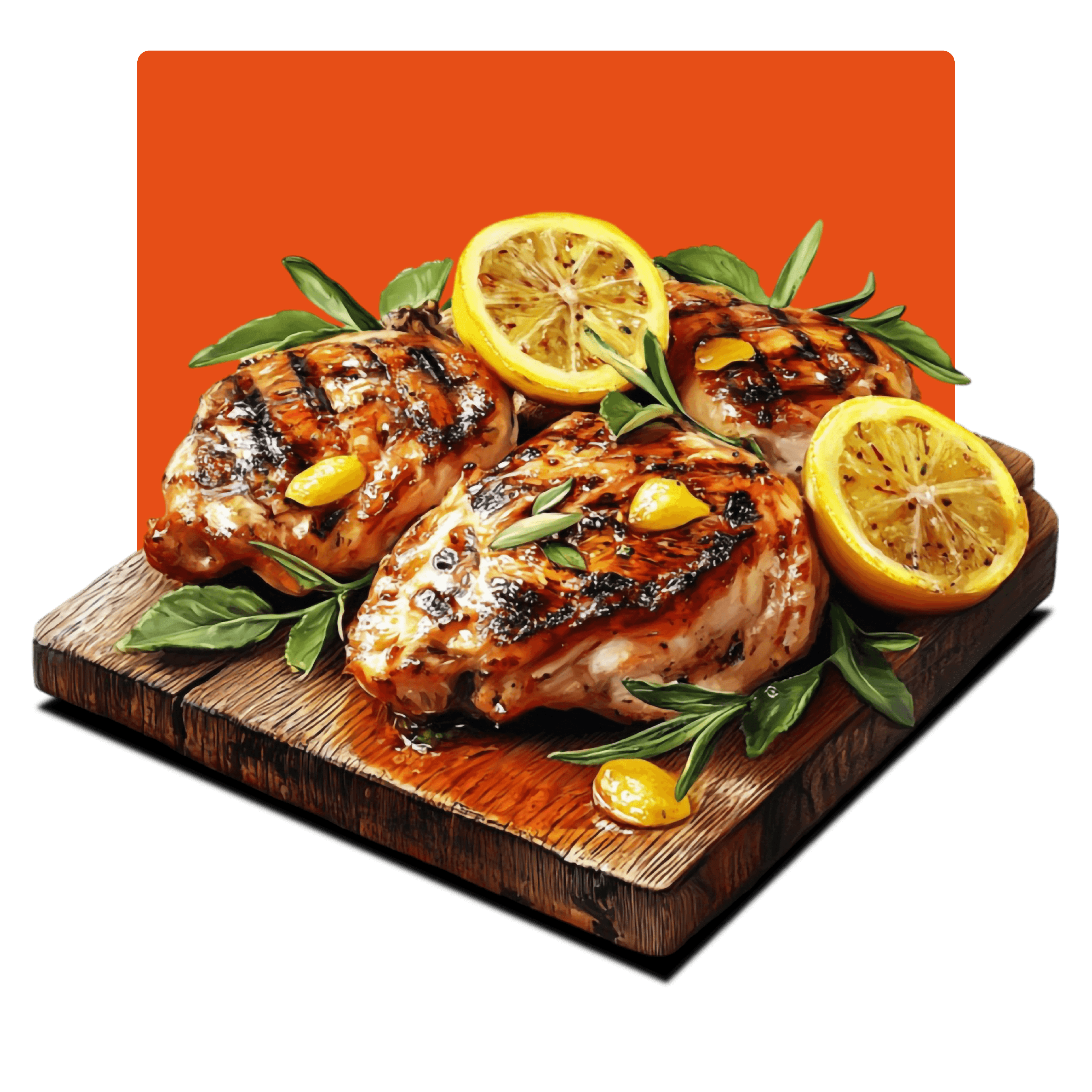 حبة كاملة شواية مع رز